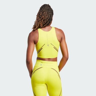 Top adidas by Stella McCartney TruePace Running Verde Mujer adidas by Stella McCartney