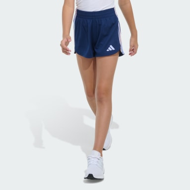 Elastic Waistband Gradient 3-Stripes Pacer Mesh Shorts