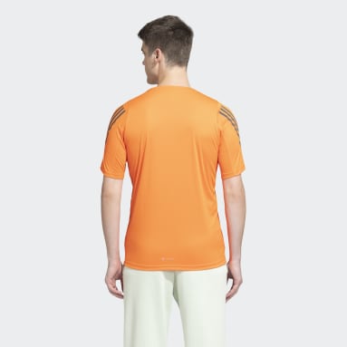 Men Training Orange RUN ICON TEE
