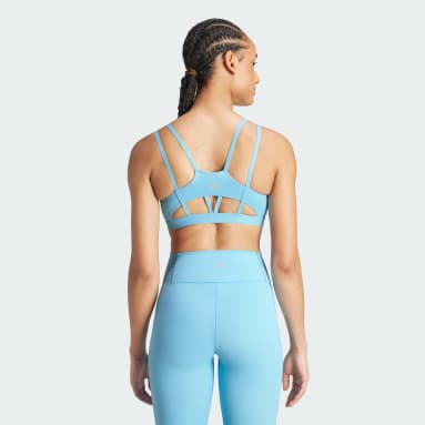 Women's Yoga Blue All Me Luxe Light-Support Bra