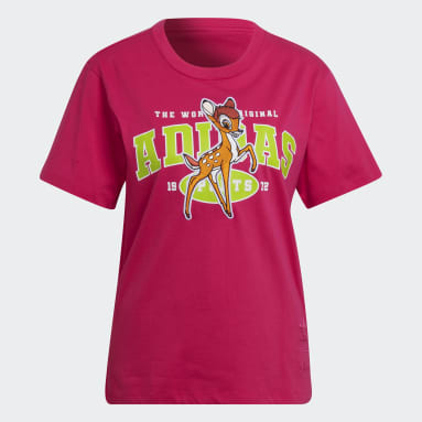 Remera Disney Bambi Estampada Rosa Mujer Originals