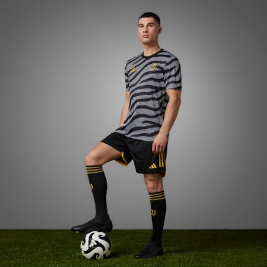 Men's Soccer Black Juventus Pre-Match Jersey