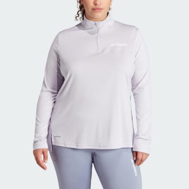 Camisola com Meio Fecho Multi TERREX (Plus Size) Roxo Mulher TERREX