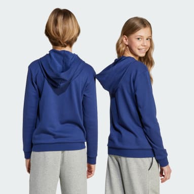 Sudadera con Gorro Seasonal Essentials Collegiate Typography con Cierre Frontal para Niños