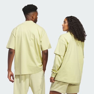 Camiseta adidas Basketball 001 Amarelo Basquete