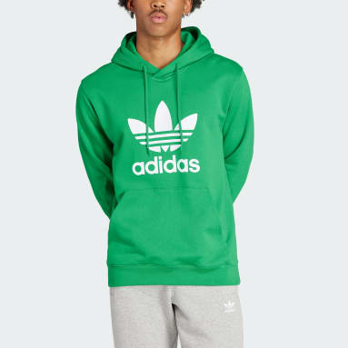 Sudadera con capucha Adicolor Classics Trefoil Verde Hombre Originals
