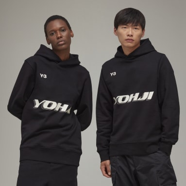 Polera con Capucha Y-3 Graphic Negro Y-3