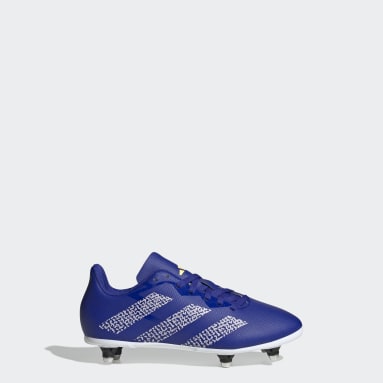 Botas de Rugby Júnior — Piso Mole Azul Criança Rugby
