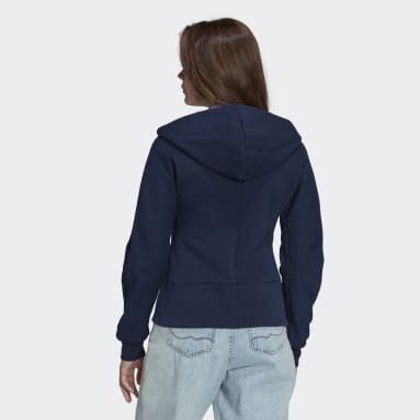 Frauen Fußball FC Arsenal Anthem Jacke Blau