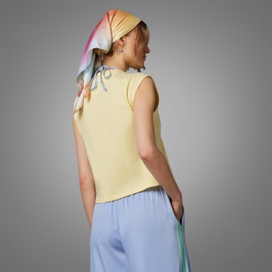 Women Originals Yellow Island Club Sleeveless Graphic Tee