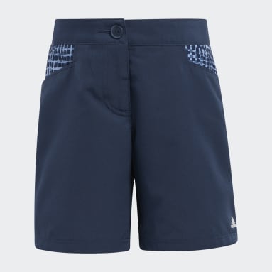 Girls Golf Blue Print Primegreen AEROREADY Shorts
