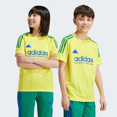 Magliette adidas bambino giallo best sale