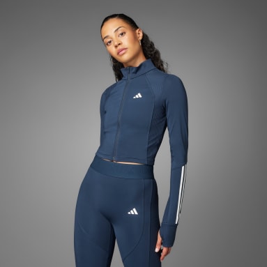 Veste entièrement zippée côtelée Hyperglam