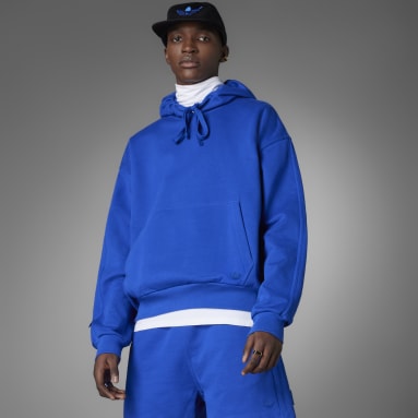 blue hoddie