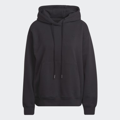 Women originals Black 아디컬러 오버사이즈 후디