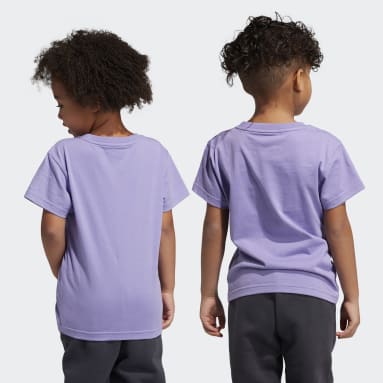 Children 4-8 Years Originals Purple Adicolor Trefoil Tee