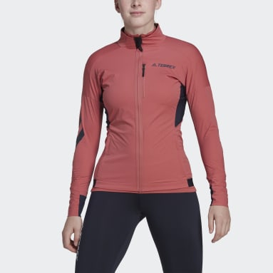 Women TERREX Red Terrex Xperior Cross-Country Ski Soft Shell Jacket