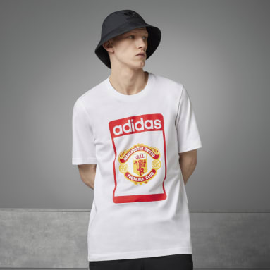 T-shirt graphique Manchester United OG Blanc Hommes Originals