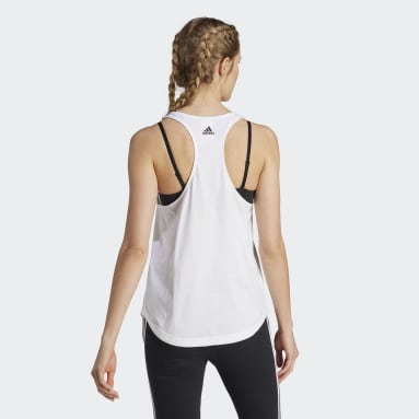 Esqueleto Essentials Logo Holgado Blanco Mujer Sportswear