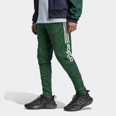 Adidas Track Pants neon green 3 stripes Mens Fashion Bottoms Joggers on  Carousell