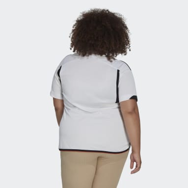 Frauen Fußball DFB 22 Heimtrikot – Große Größen (Frauenteam) Weiß