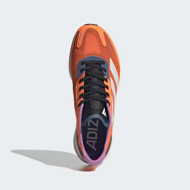 Men's Running Orange Adizero Boston 11 Running Shoes