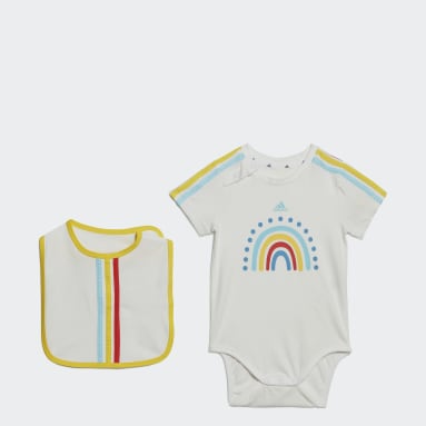 Coffret cadeau — Body avec bavoir (Non genré) Blanc Enfants Sportswear