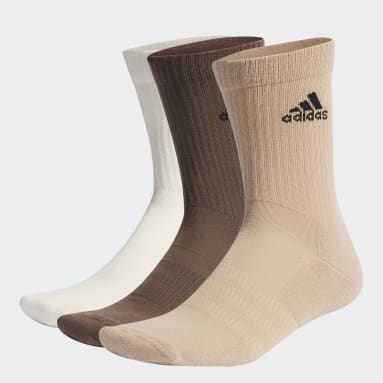 Cushioned Crew Socks 3 Pairs Beżowy