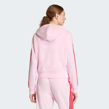 Bluza z kapturem Essentials 3-Stripes French Terry Full-Zip