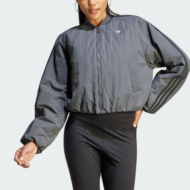 New Adidas Originals Womens GLOSSY A-SHAPE DOWN PUFFER JACKET GD2497 XS-L  TAKSE