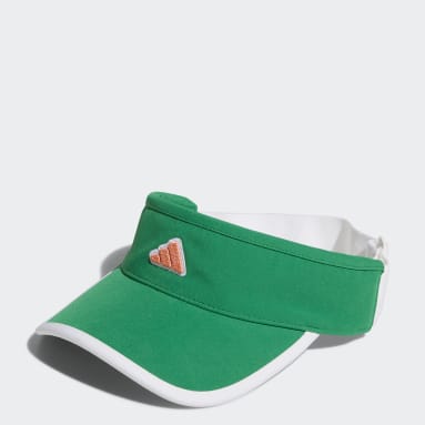 Women Golf Green 로고 패치 바이저