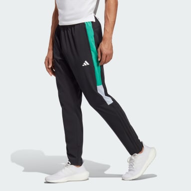 Männer Fitness & Training Training Colorblock 3-Streifen Hose Schwarz