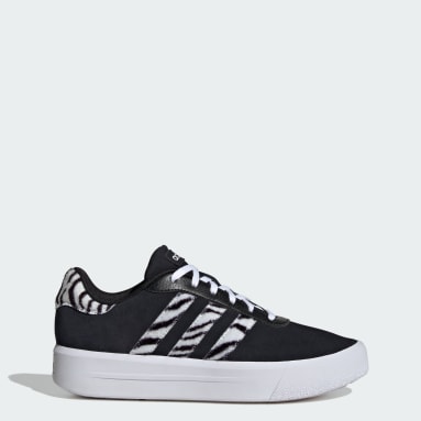 Court Platform Suede Shoes
