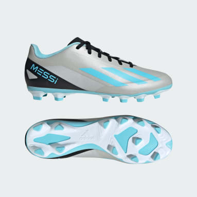 Guayos X Crazyfast Messi.4 Multiterreno Plateado Fútbol