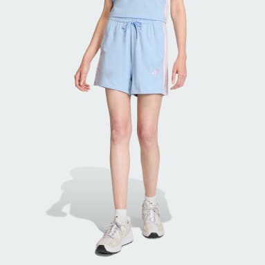 Essentials 3-Stripes Cotton Shorts