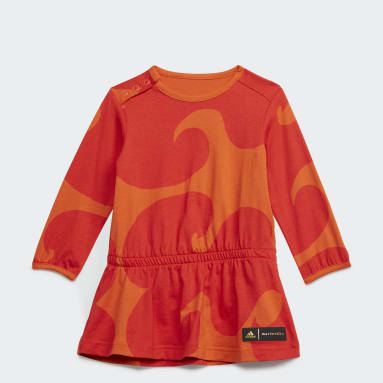 Mädchen Sportswear Marimekko Kleid Orange