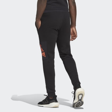 Muži Sportswear černá Kalhoty Essentials BrandLove Fleece