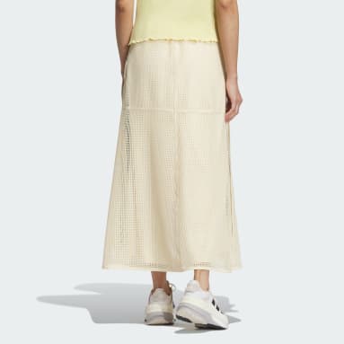 LUXFLOW カジュアル ウーブンレイヤードスカート