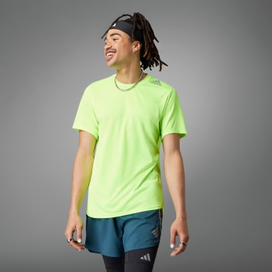 Men Running Green Designed 4 Running Tee