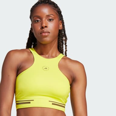 Top da running adidas by Stella McCartney TruePace Crop Verde Donna adidas by Stella McCartney