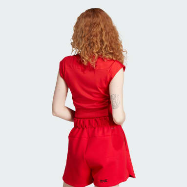 T-shirt adidas Z.N.E. rouge Femmes Sportswear