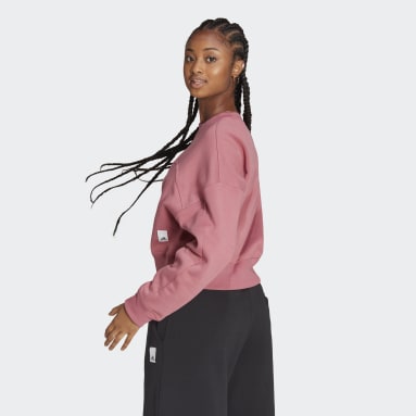 Women Sportswear Pink Lounge Fleece Sweatshirt