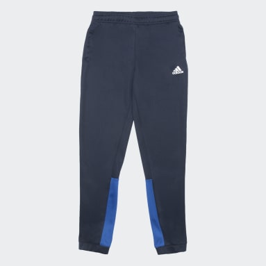Girls Training Blue ADI COLOR BLOCK PANTS