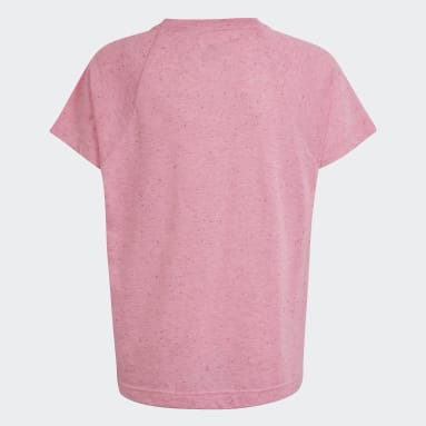 Mädchen Sportswear Future Icons Cotton Loose Badge of Sport T-Shirt Rosa