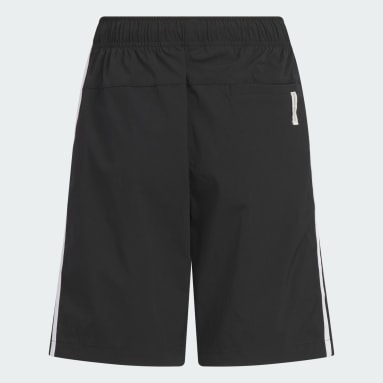 エッセンシャルズ プラス ルーズフィット スリーストライプス ウーブン ショーツ キッズ