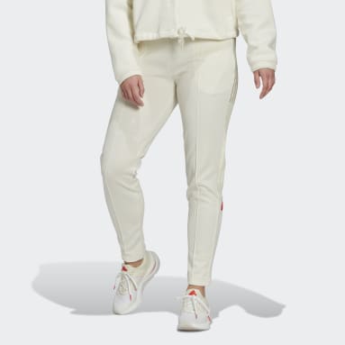 Women Sportswear White Tricot Pants