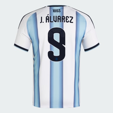 Argentina 26 Home Alvarez Jersey