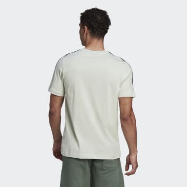 Camiseta 3 Rayas Essentials Verde Hombre Sportswear