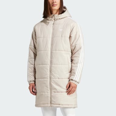 Männer Originals adicolor Long Jacke Beige