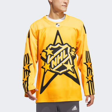 Men's Hockey Yellow 2024 NHL All-Star adidas x drew house Yellow jersey